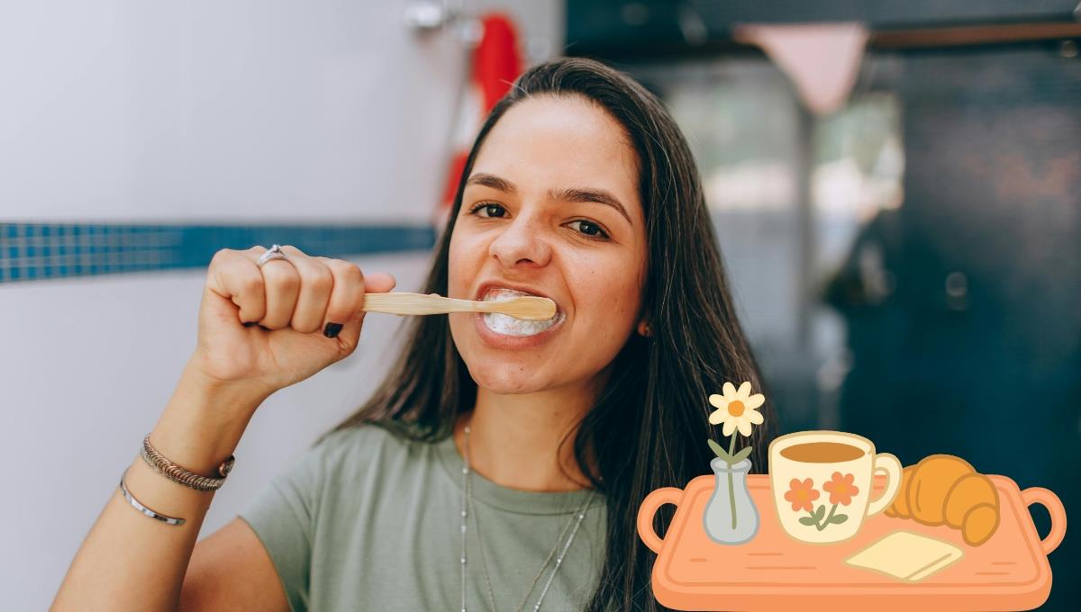 ¿Antes o después de desayunar? El consejo para lavarse los dientes